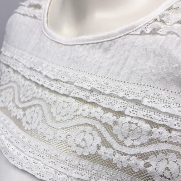 H&M Ivory Lace-Yoke Top - Picture 4 of 9